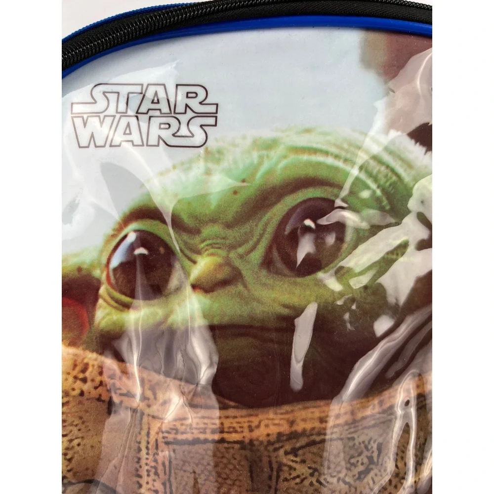 Star Wars The Child Backpack Kids One Size Grogu Mandalorian Blue NWT